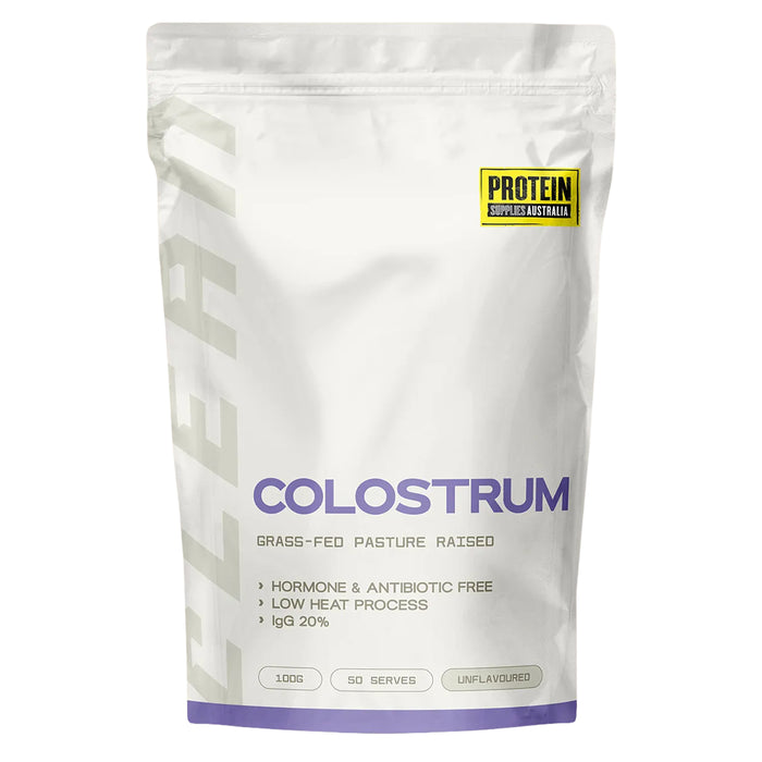 Protein Supplies Australia Colostrum Grass Fed Unflavoured 100g Wicked NRG