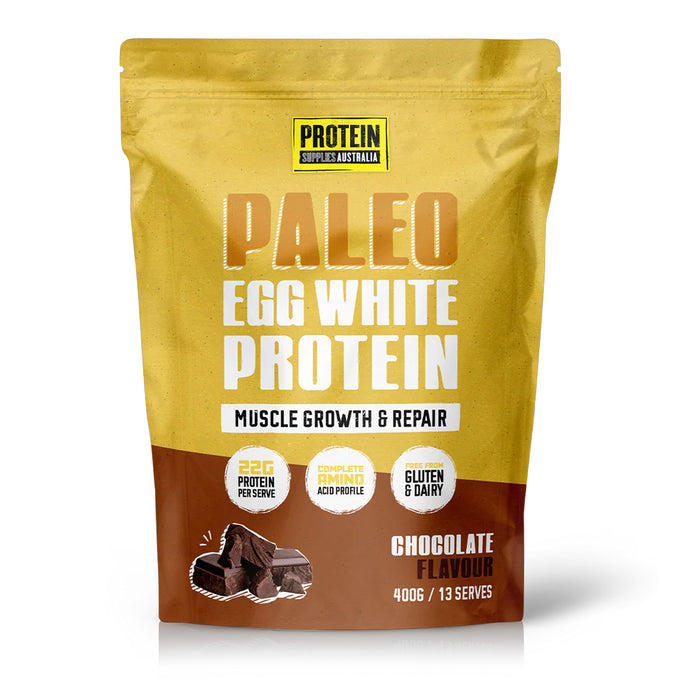 Protein Supplies Australia, Paleo Pro, egg protein, Chocolate, 400g, 13 Serves, Wicked NRG