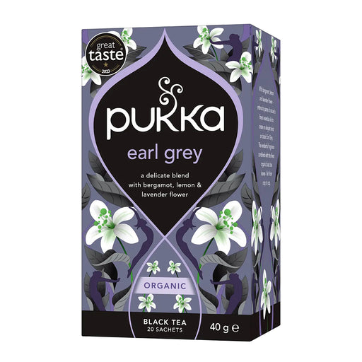 Pukka Organic Earl Grey 20 Tea Bags  Wicked NRG 