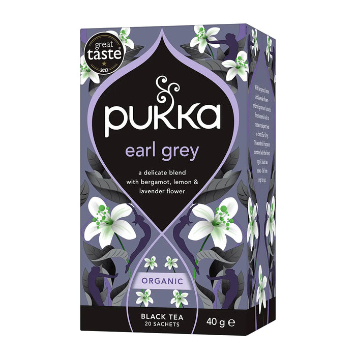 Pukka Organic Earl Grey 20 Tea Bags  Wicked NRG 