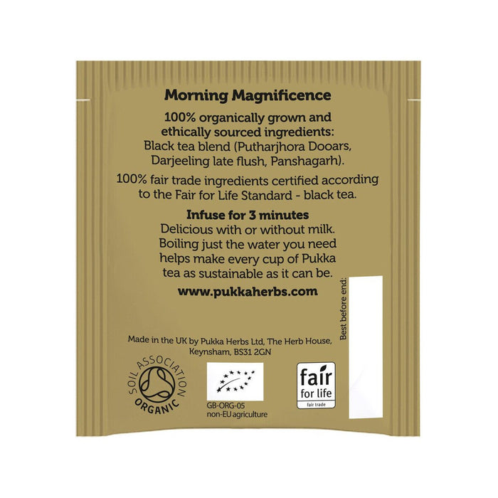 Pukka Organic English Breakfast 20 Tea Bags ingredients Wicked NRG 