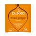 Pukka Organic Three Ginger Tea Bags 20 Sachets a Wicked NRG