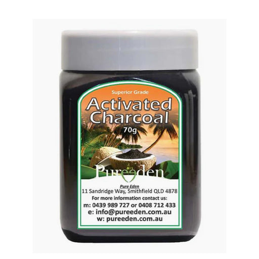 Pure Eden Activated Charcoal 70g Wicked NRG