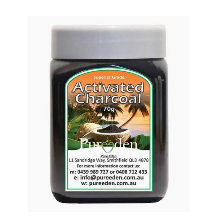 Pure Eden Activated Charcoal 70g Wicked NRG