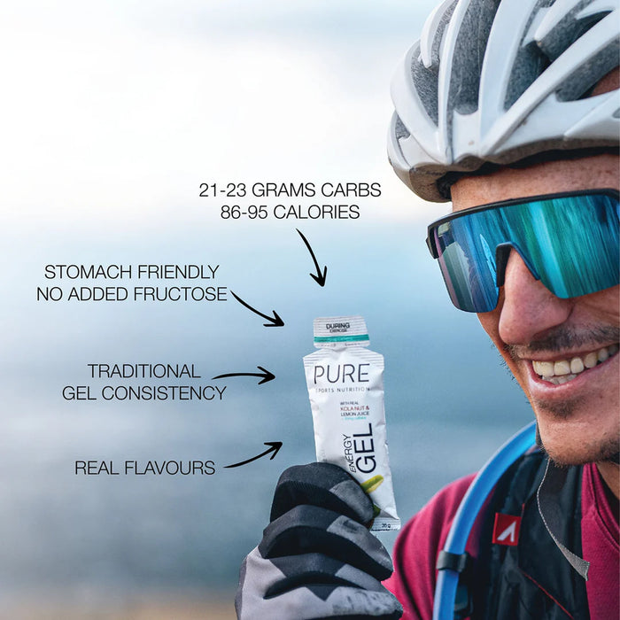 Pure Sports Nutrition PURE Energy Gel - Kola Nut & Lemon Juice + caff 35g  Wicked NRG