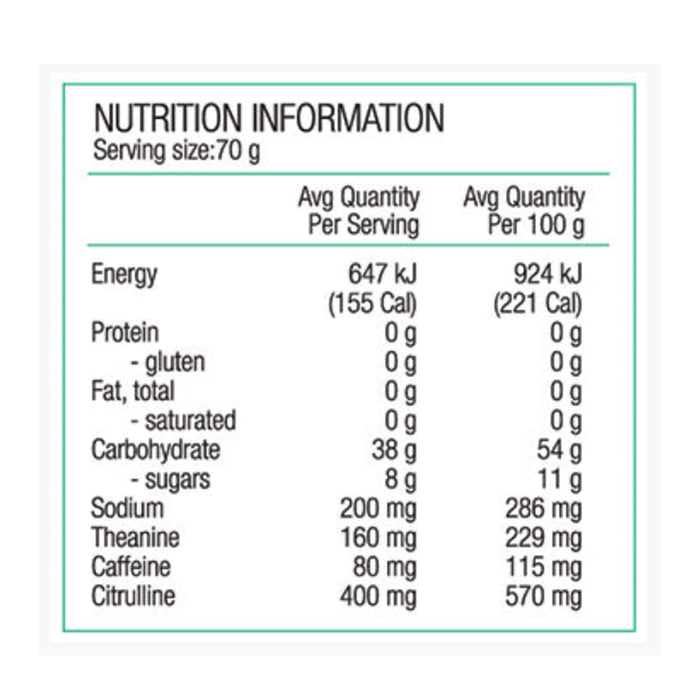 Pure Sports Nutrition PURE Performance + Race Energy Gel - Lemon + Caffeine, 70g, b Wicked NRG