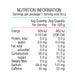 Pure Sports Nutrition PURE Fluid Energy Gel - Cola + Caffeine 58g Nutritional Panel Wicked NRG