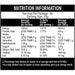 Qenda Everyday Fibre Choc 450g Nutritionl Panel Wicked NRG