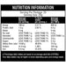 Qenda Ultimate Fibre Choc 500g Nutritional Panel Wicked NRG