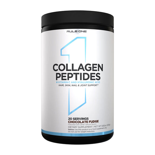 RULE 1 Collagen Peptides Chocolate Fudge 20 Servings 250g Wicked NRG