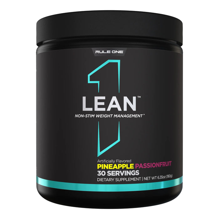 RULE 1 Lean Pineapple Passionfruit 30 Serves 180g Wicked NRG