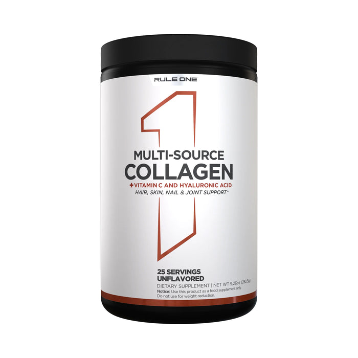 RULE 1 Multi-Source Collagen Unflavoured 25 Servings 262g Ingredients Wicked NRG