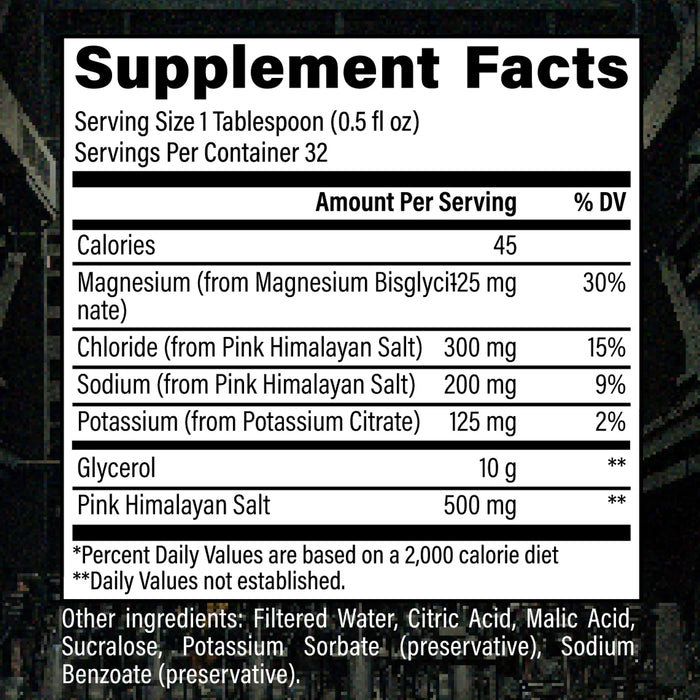 Raw Nutrition, CBum, RAW Liquid Glycerol 32 Serves Ingredients, Wicked NRG
