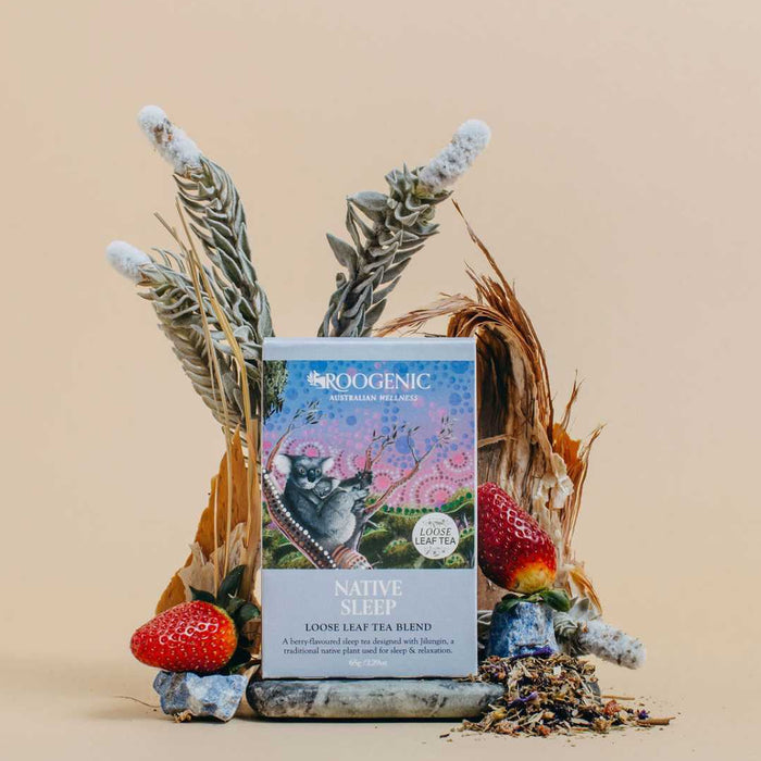 Native Sleep Tea by Roogenic Berry Infusion Is stocked at WickedNRG in Darwin