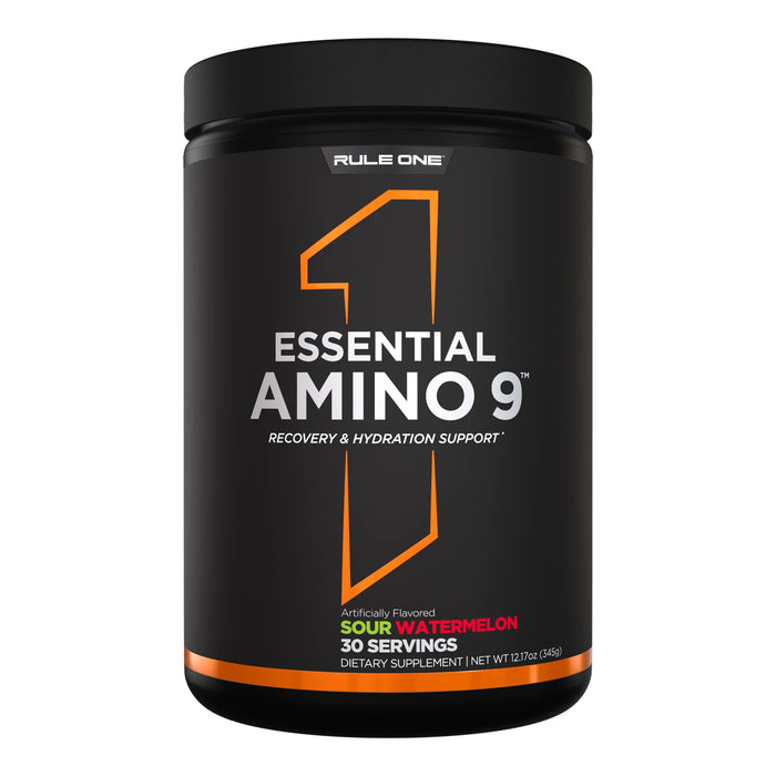 Rule 1 Essential Amino 9 Sour Watermelon 30 Serves 345g Wicked NRG