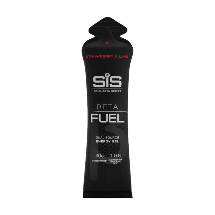 SIS Beta Fuel Gel Dual-Source Carbohydrate, Strawberry Lime, 60ml, Wicked NRG