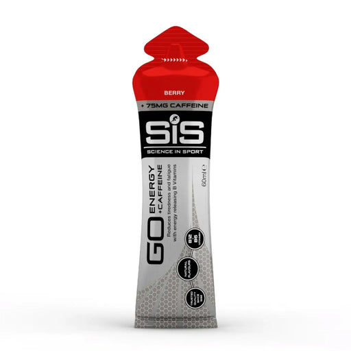 SIS GO Energy Plus Caffeine Gel 60ml Berry Single Wicked NRG