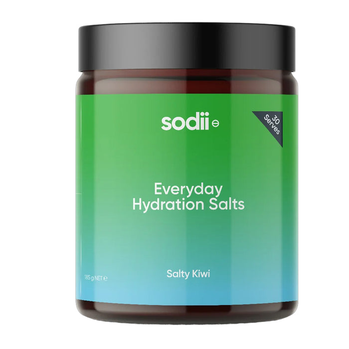 SODII Everyday Hydration Salts Salty Kiwi, 30 Serves, Wicked NRG
