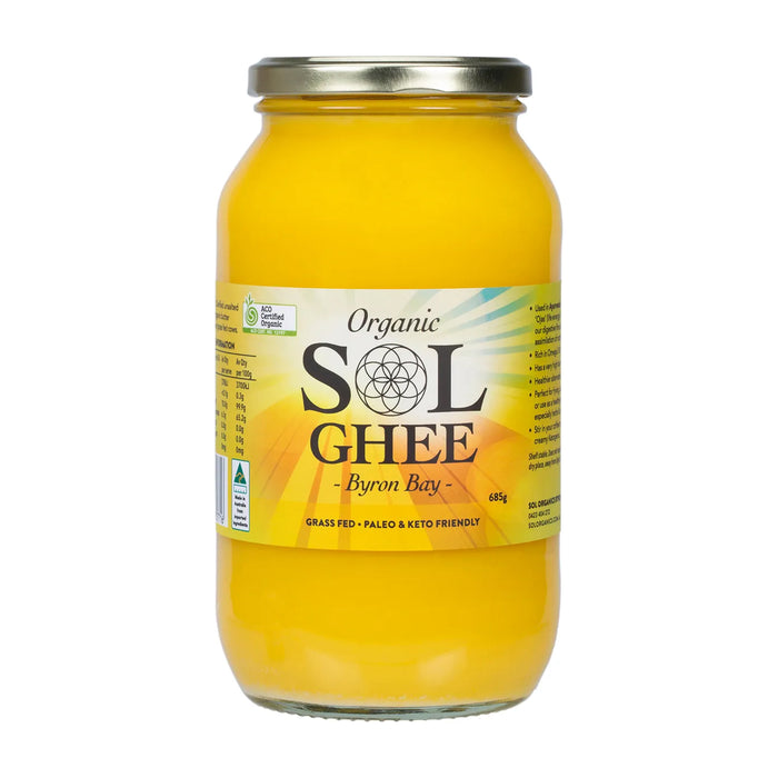 SOL Organic Organic Ghee 685g Wicked NRG