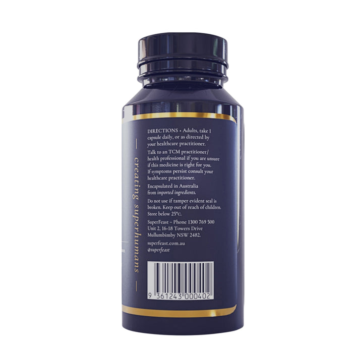 SUPERFEAST REISHI 90 Capsules Directions Wicked NRG, Darwin, Australia