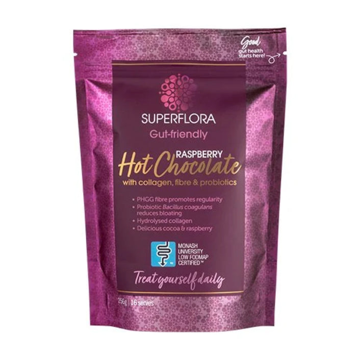 SUPERFLORA RASPBERRY HOT CHOCOLATE 256G Wicked NRG