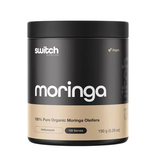SWITCH NUTRITION Moringa Organic 100% Pure Unflavoured 150g 150 serves Wicked NRG