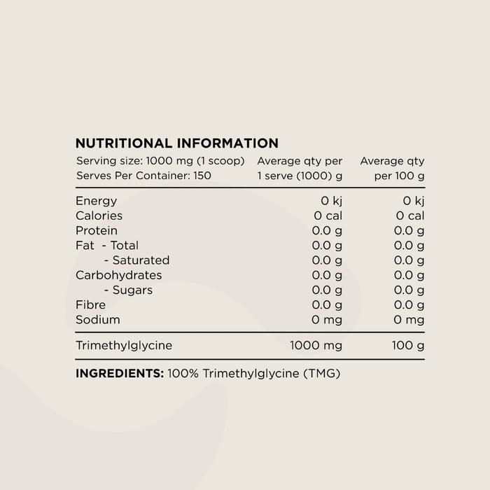 SWITCH Nutrition TMG pure trimethylglycine powder Wicked NRG