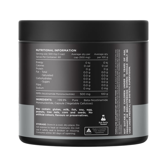 SWITCH Nutrition NMN Caps 60 caps a Wicked NRG