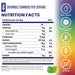 SaltStick Energy Gummies – Rainbow Blast 2 Serves Nutritional Panel Wicked NRG