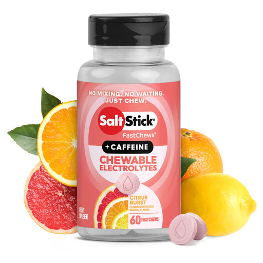 SaltStick FastChews Citrus Burst Caffeine 60 FASTCHEWS Wicked NRG