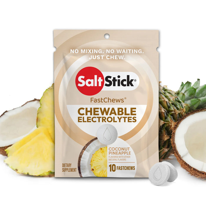 SaltStick FastChews Coconut Pineapple 10 FASTCHEWS Wicked NRG