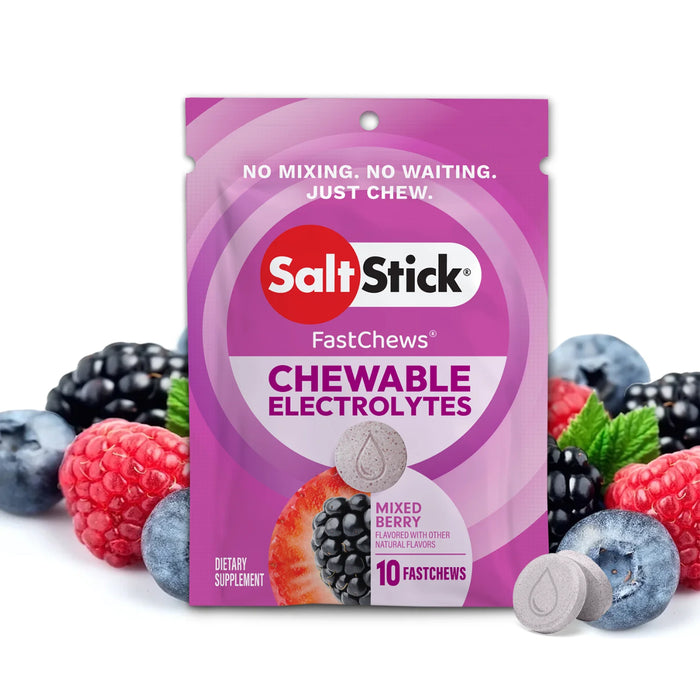 SaltStick FastChews Mixed Berry 10 FASTCHEWS Wicked NRG