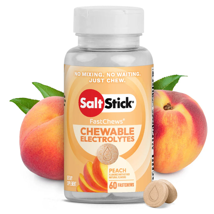 SaltStick FastChews Peach 60 FASTCHEWS Wicked NRG