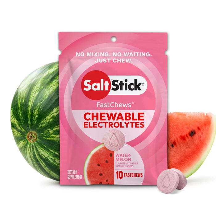 SaltStick FastChews Watermelon 10 FASTCHEWS Wicked NRG