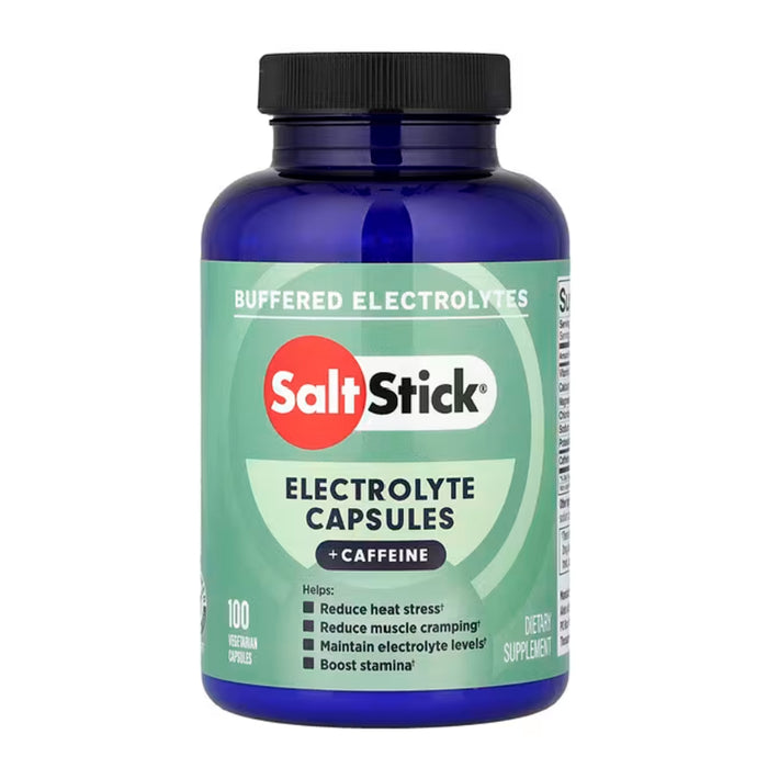 SaltStick, Electrolyte Capsules + Caffeine, 100 Capsules Wicked NRG