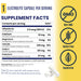 SaltStick, Salt Stick Electrolyte 4 Capsules Nutritional Panel Wicked NRG