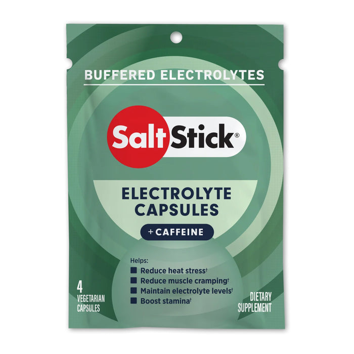 SaltStick, Electrolyte Capsules + Caffeine, 4 Capsules Wicked NRG