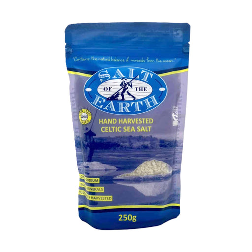 Salt of the Earth Celtic Sea Salt Coarse Low Temp Dried 250g Wicked NRG