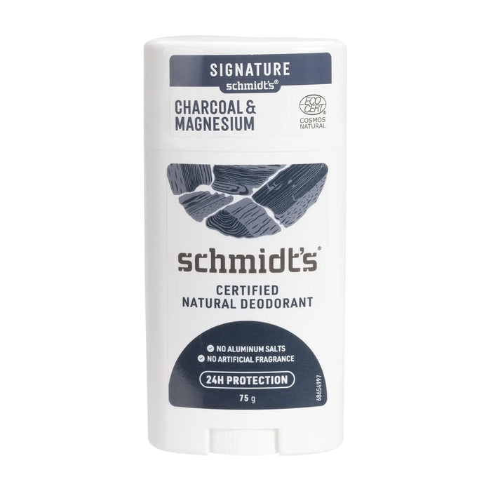 Schmidt's Deodorant Stick Charcoal + Magnesium 75g Wicked NRG