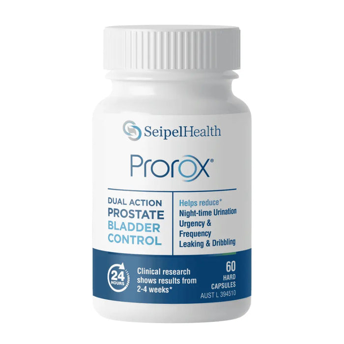 Seipel Group Prorox Prostate Bladder Control, 60 capsules, Wicked NRG Supplements and Nutrition Store.