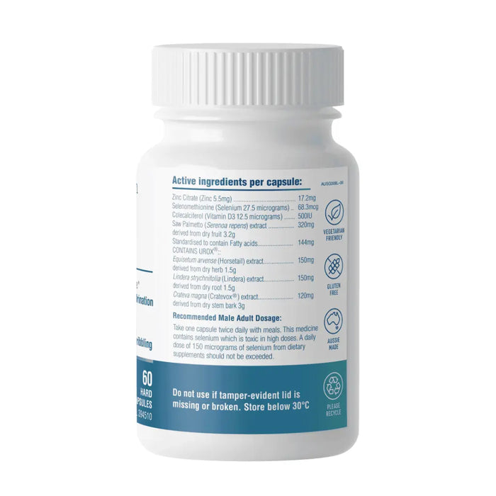 Seipel Group Prorox Prostate Bladder Control, 60 capsules Ingredients Wicked NRG Supplements 