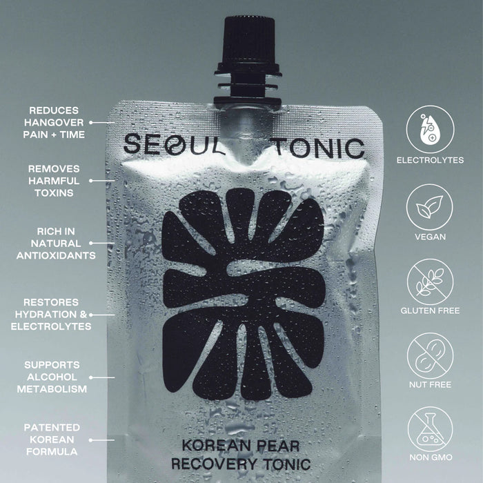Seoul Tonic Post-Drinking Korean Pear + ACV Recovery Tonic 100ml a Wicked NRG