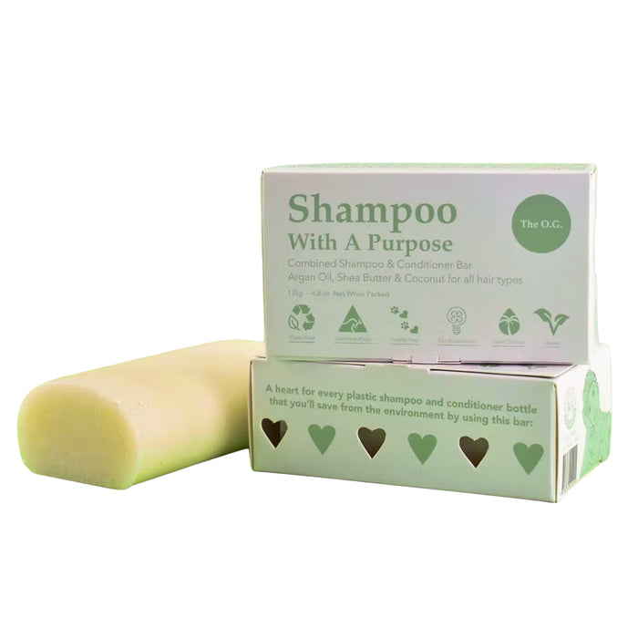 Shampoo With A Purpose The O.G. Shampoo Conditioner Bar 135g Wicked NRG