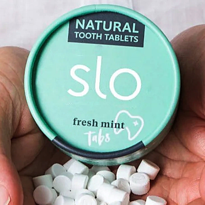Slo Natural Beauty Tooth Tablets Fresh Mint Tabs 60 tablets Wicked NRG