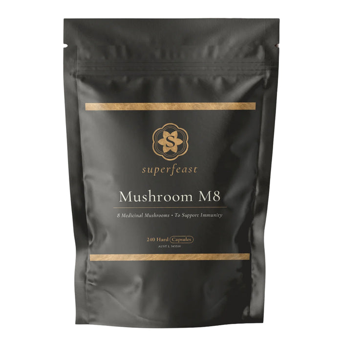 Superfeast Mushroom M8 240 CAPSULES  Wicked NRG,