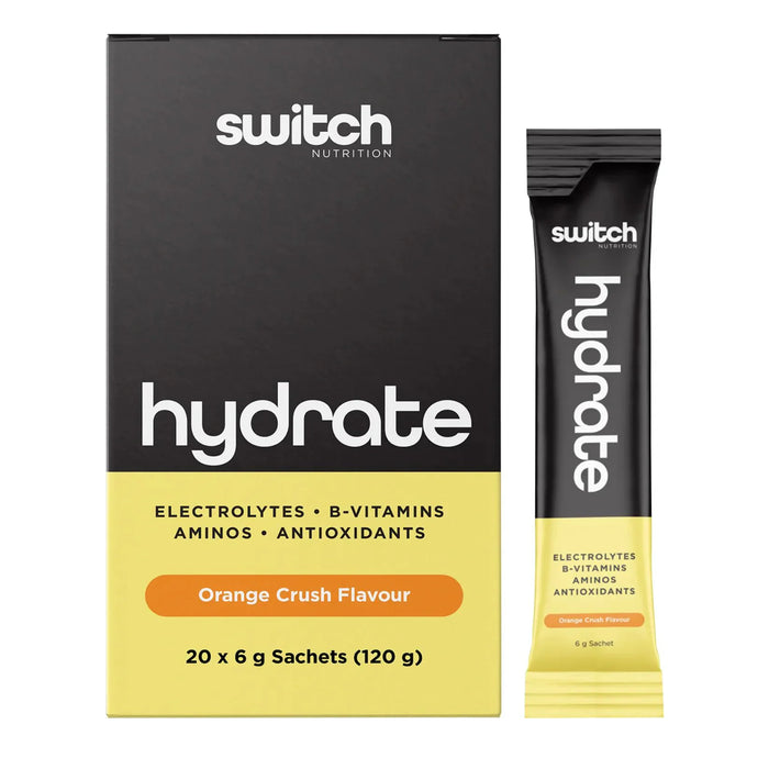 Switch Hydrate Orange Crush 20 Sachets a Wicked NRG