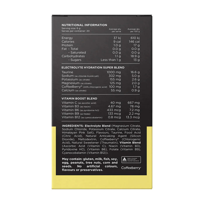 Switch Hydrate Orange Crush 20 Sachets Ingredients Wicked NRG