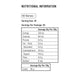 Switch Nutrition Carbs 1kg 50 serves, Nutritional Panel a Wicked NRG
