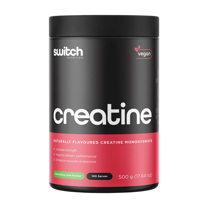 Switch Nutrition Creatine Monohydrate Refreshing Lime 500g Wicked NRG