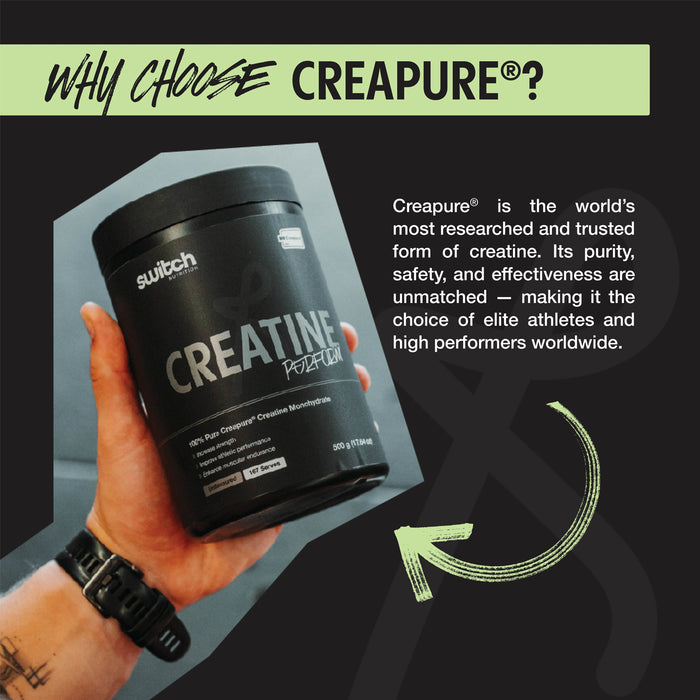 Switch Nutrition Creatine Perform CreaPure 500 Grams Wicked NRG